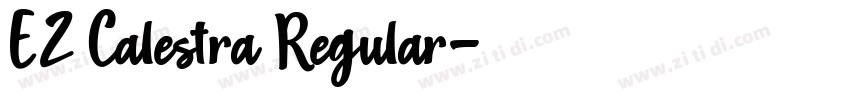 EZ Calestra Regular字体转换